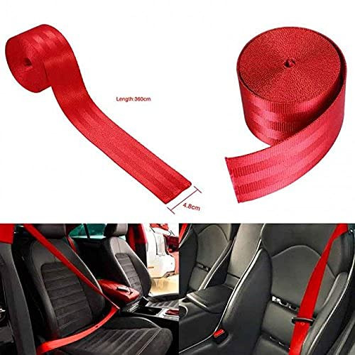 Universal JDM Car 3.6M Seat Belt Webbing Polyester Seat Lap Retractable Nylon Safety Strap