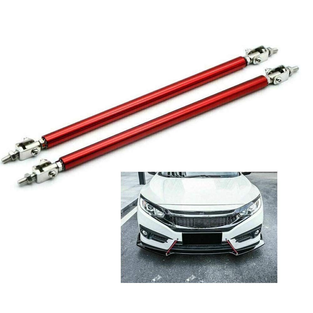 Adjustable Front Bumper Lip Splitter Diffuser Strut Rod Universal Bumper Lip Support Rods Compatible with Most Car Vehicles