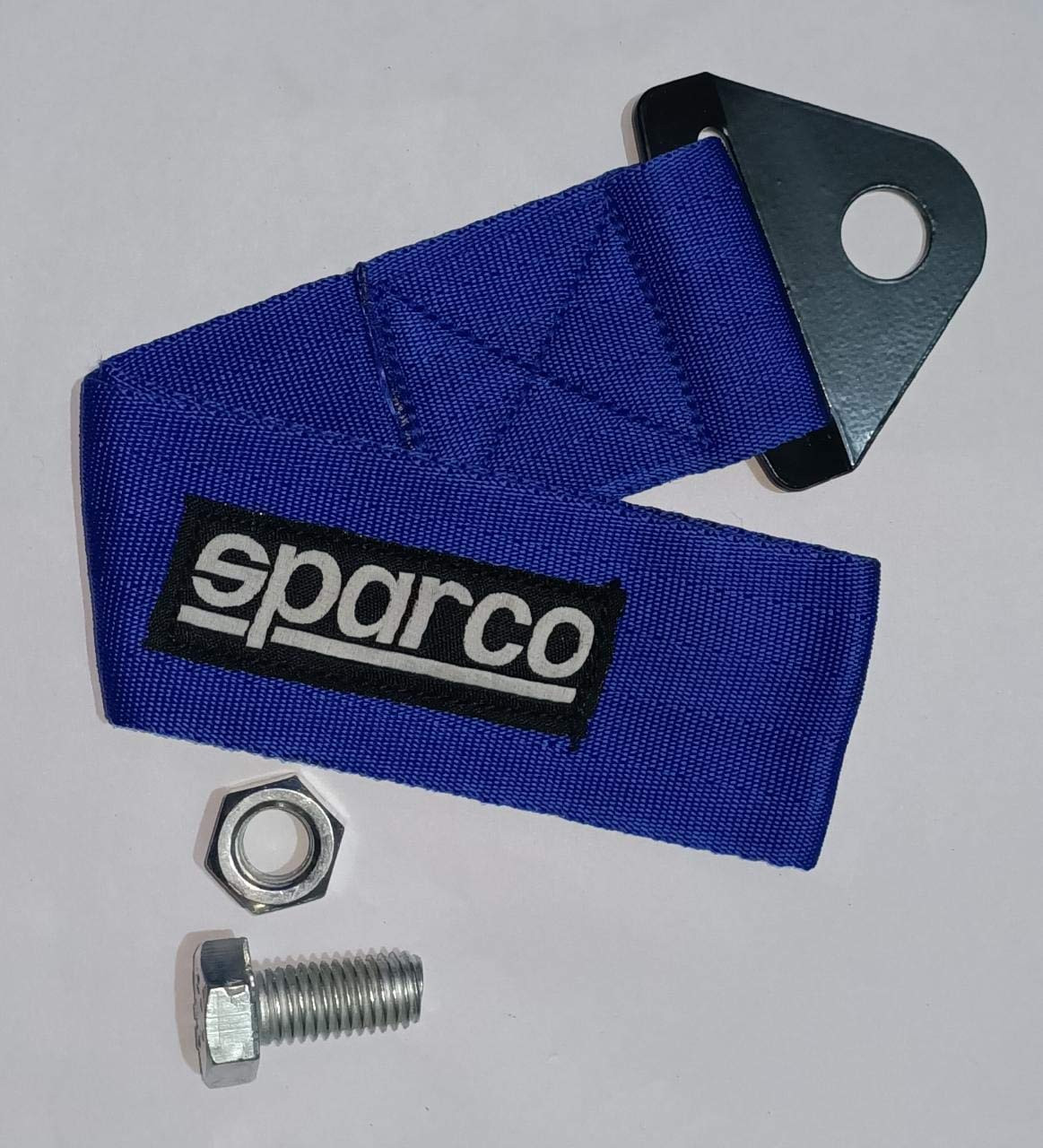 SPARCO Blue CAR Truck Tow Belt Strap Universal Front Rear Tow Strap Tow Hook Towing Belt