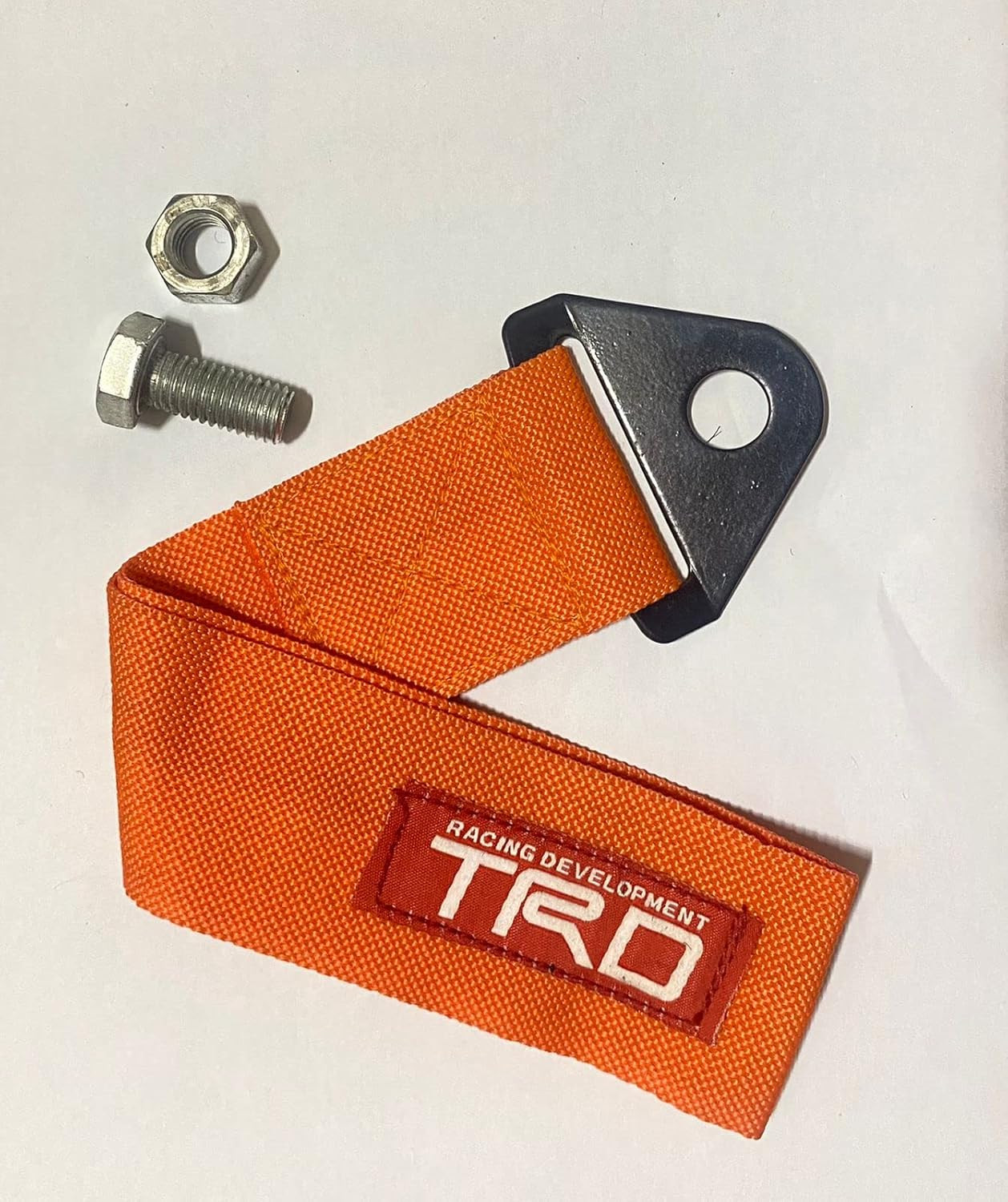 TRD TRDSPORT CAR Truck Orange Tow Belt Strap Universal Front Rear Tow Strap Tow Hook Towing Belt